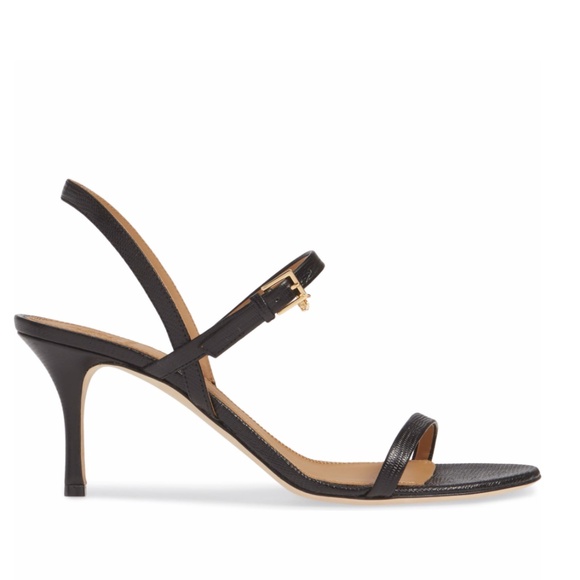NIB $328 Tory Burch Penelope Slingback Sandal in Black - 9.5! - Picture 2 of 6